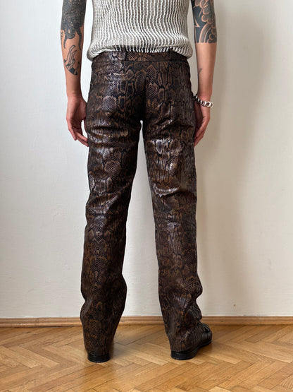 Italy Leather trousers - w32