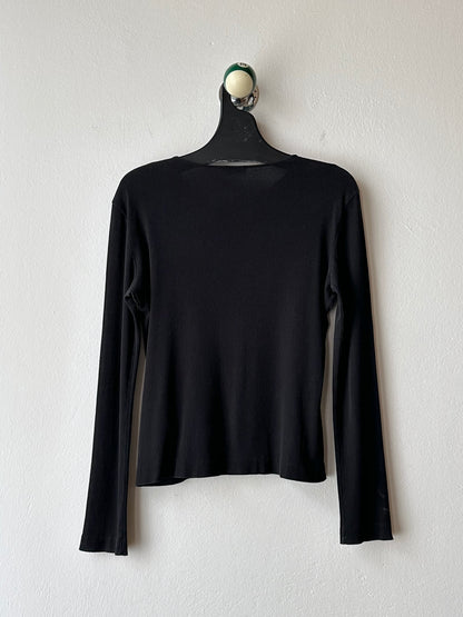 90s black tee pair - woman S/M