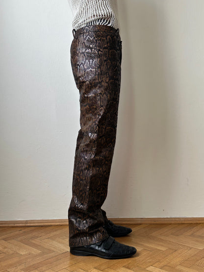 Italy Leather trousers - w32
