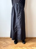 microfibre black skirt