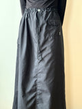 microfibre black skirt