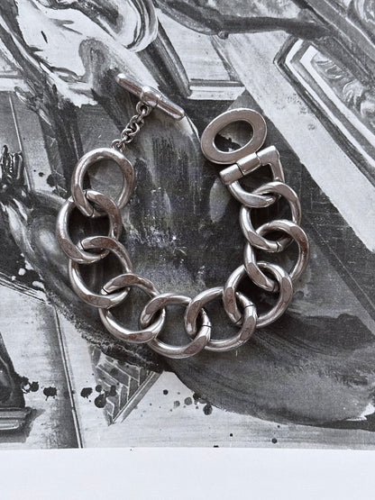 Agatha Paris metal curb chain bracelet