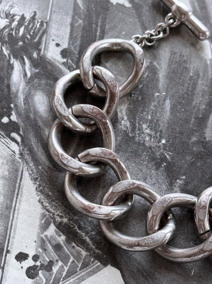 Agatha Paris metal curb chain bracelet