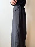 microfibre black skirt