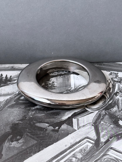 70s France space age metal bangle