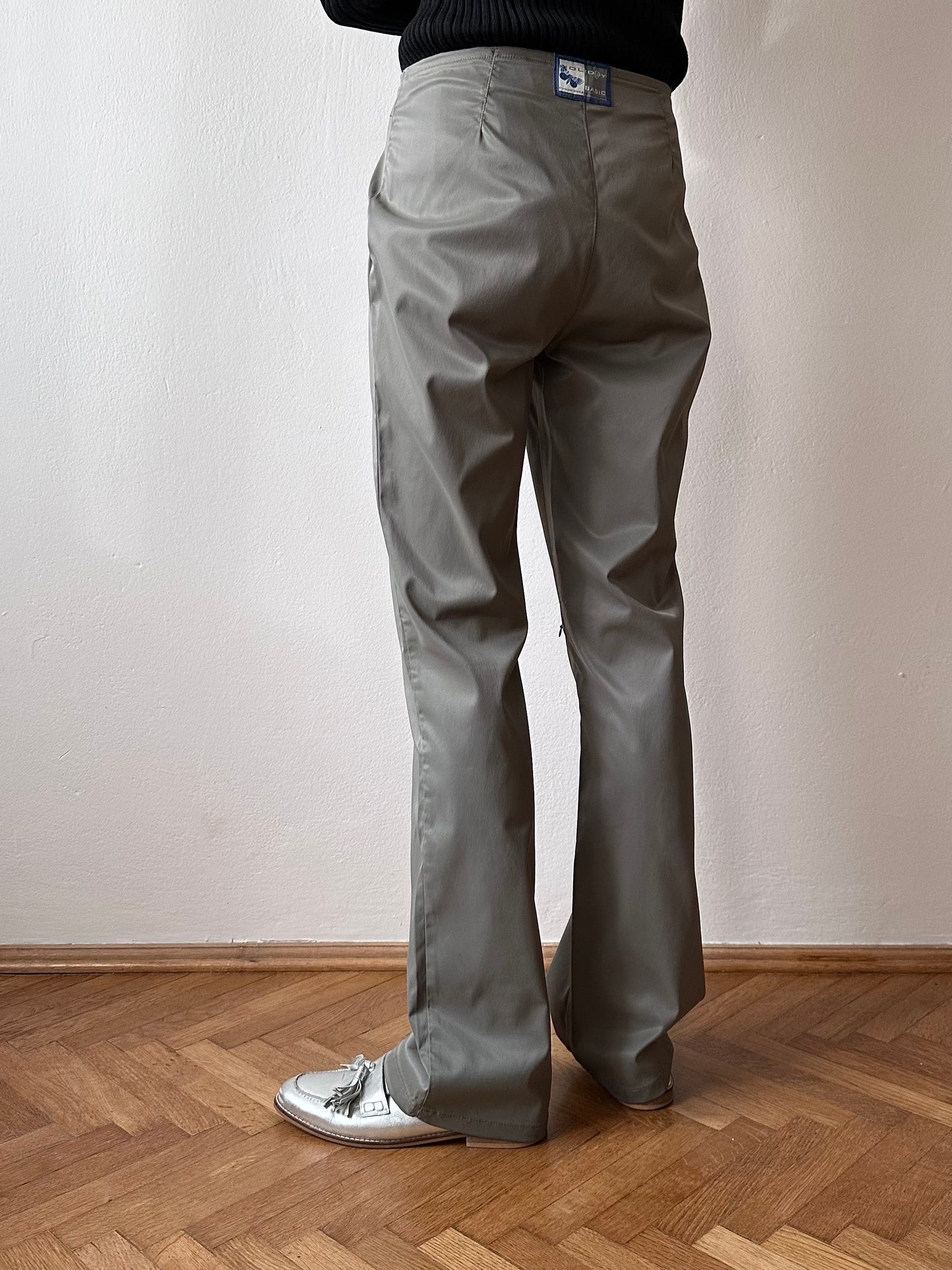 Italy odd zip pants - W29