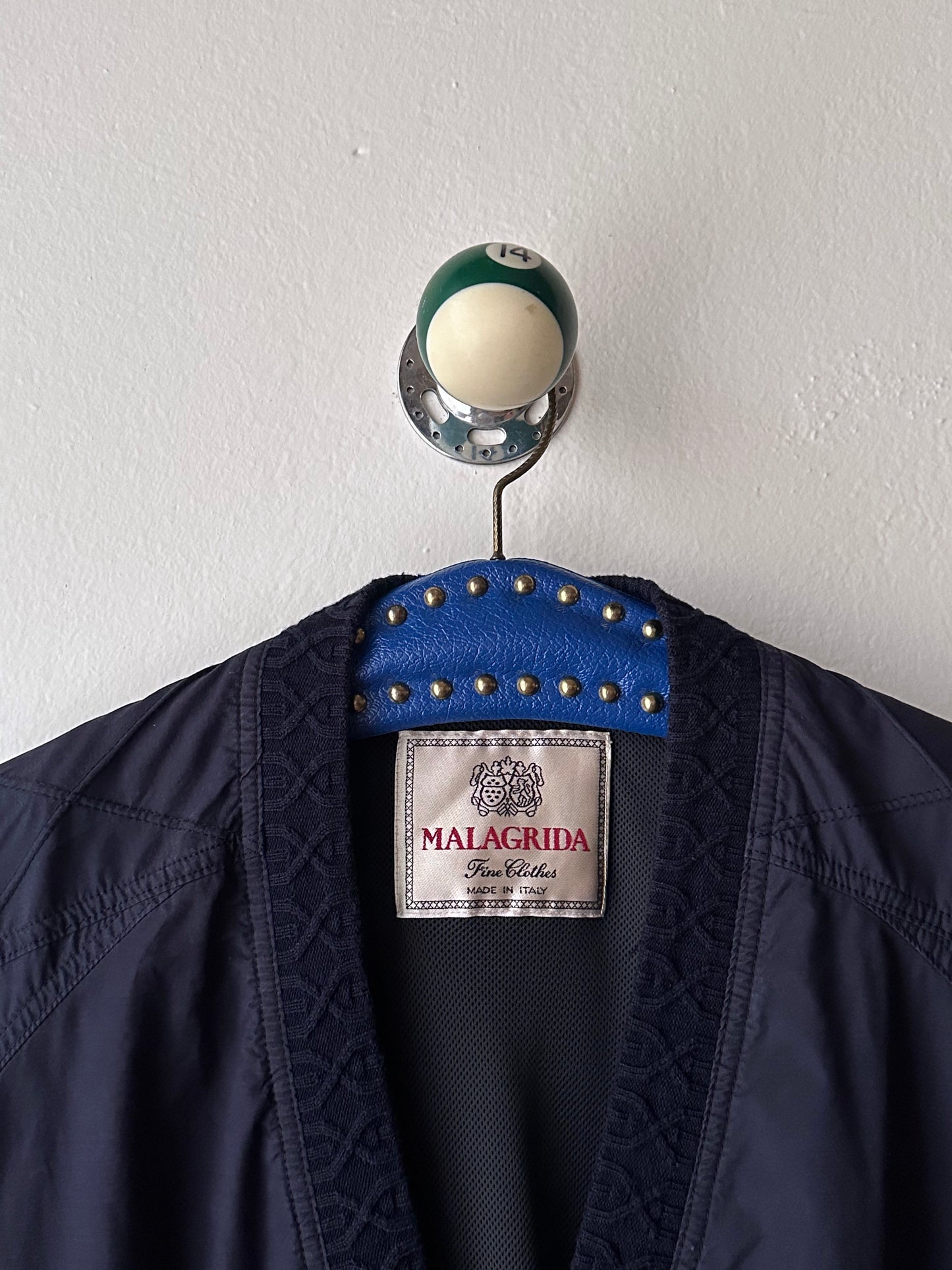Italian navy cardigan