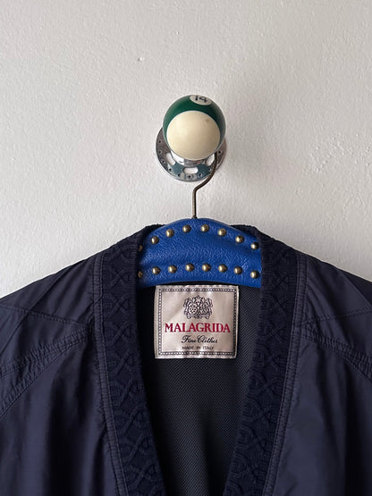 Italian navy cardigan