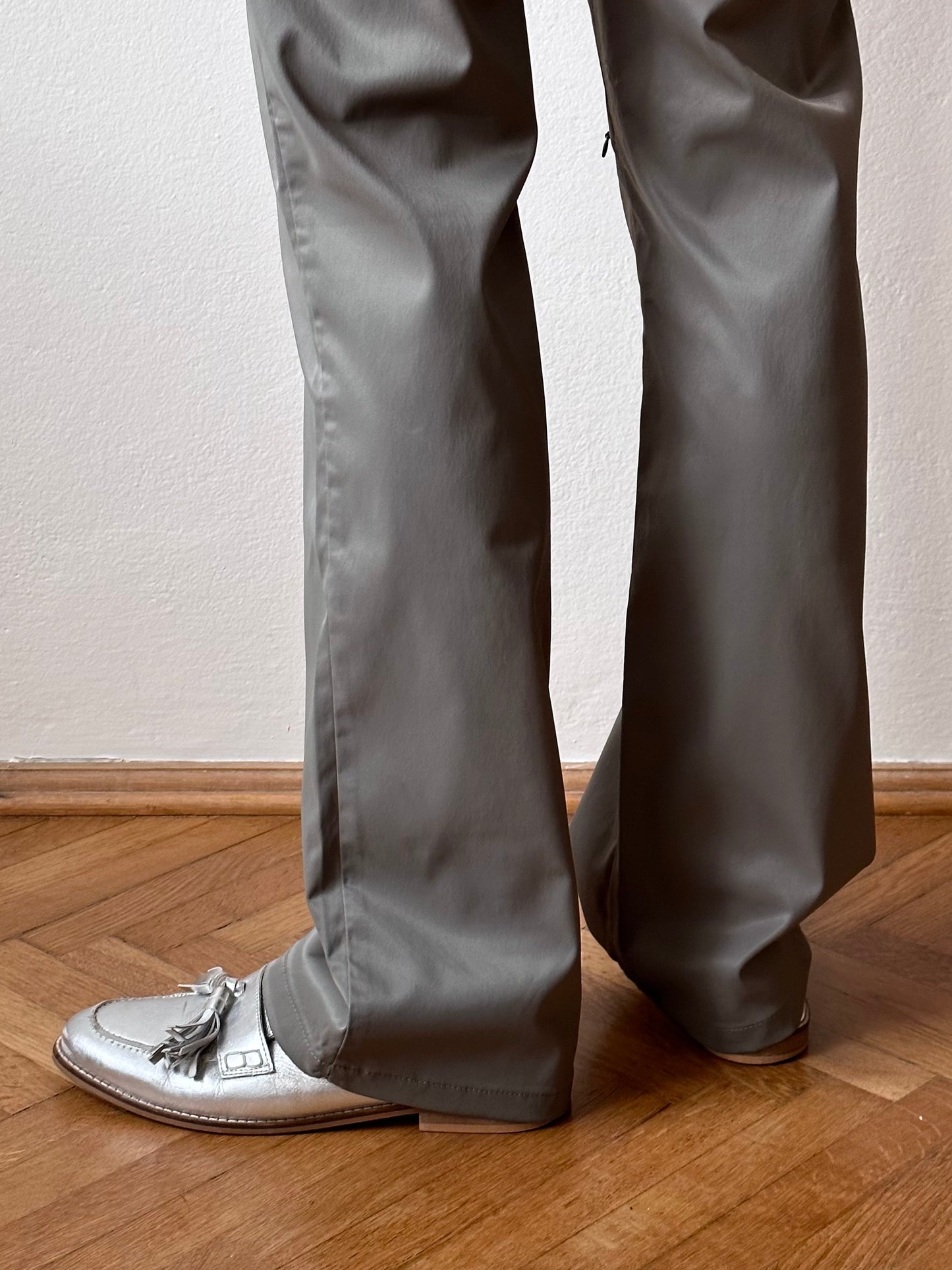Italy odd zip pants - W29