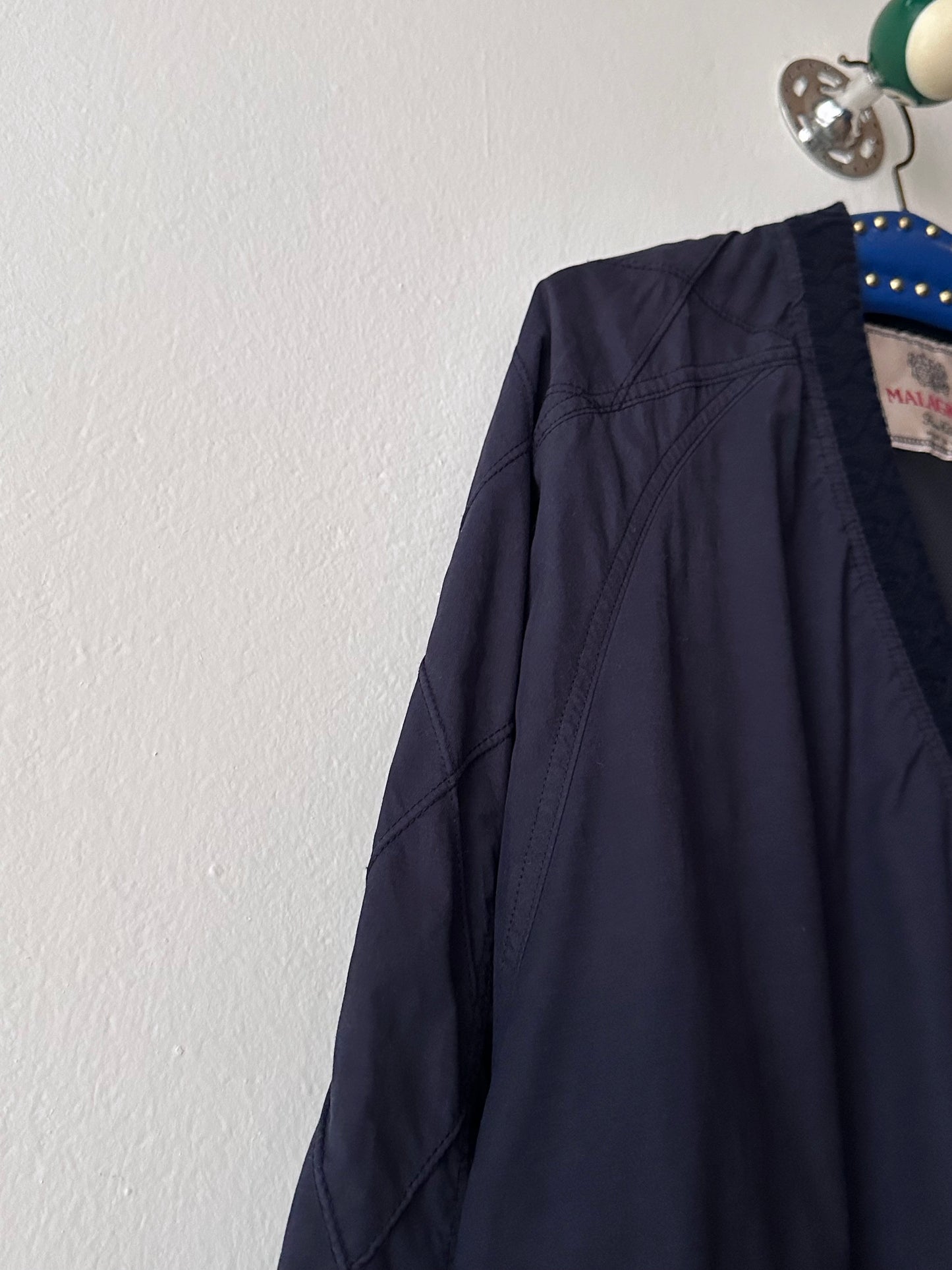 Italian navy cardigan