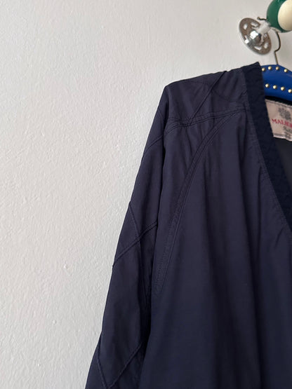 Italian navy cardigan