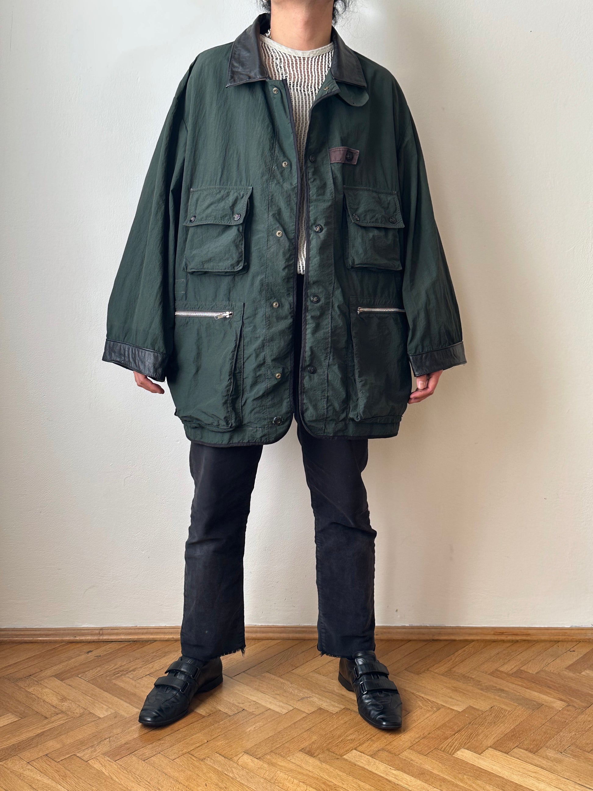 1980's Boneville Massimo osti Made in Italy CP Company ボネビル 80年代 Vintage ヴィンテージ マッシモオスティ Toto Praha Vintage clothing shop store 古着屋 プラハ Prague Nylon ナイロン 80年代 ユーロ古着 ヨーロッパ古着 古着卸 Rare レア 