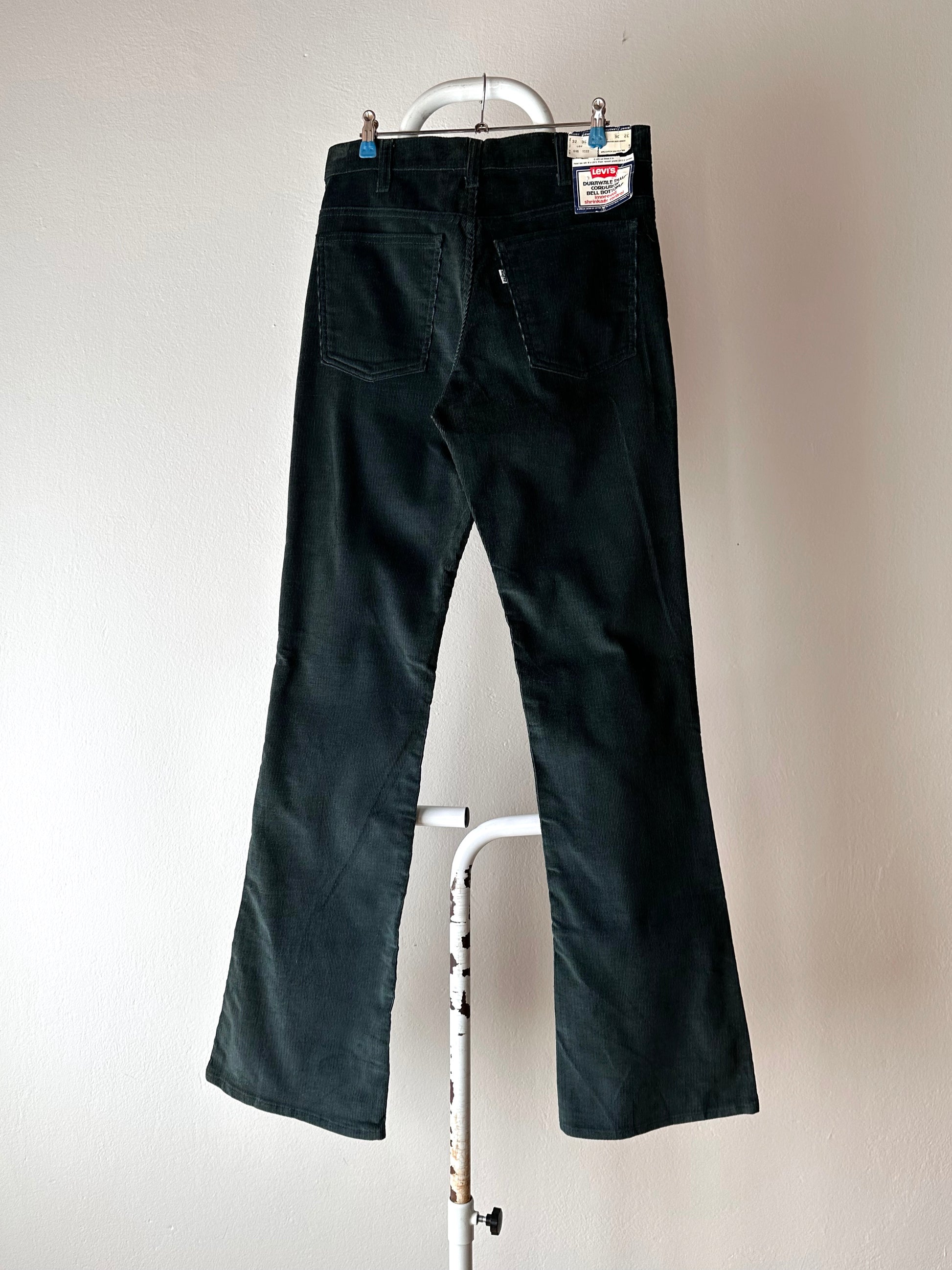 Levi's 646 dark green corduroy 70's 60's vintage リーバイス flare pants made in usa アメリカ製 アメリカ古着 ユーロ古着 ヨーロッパ古着