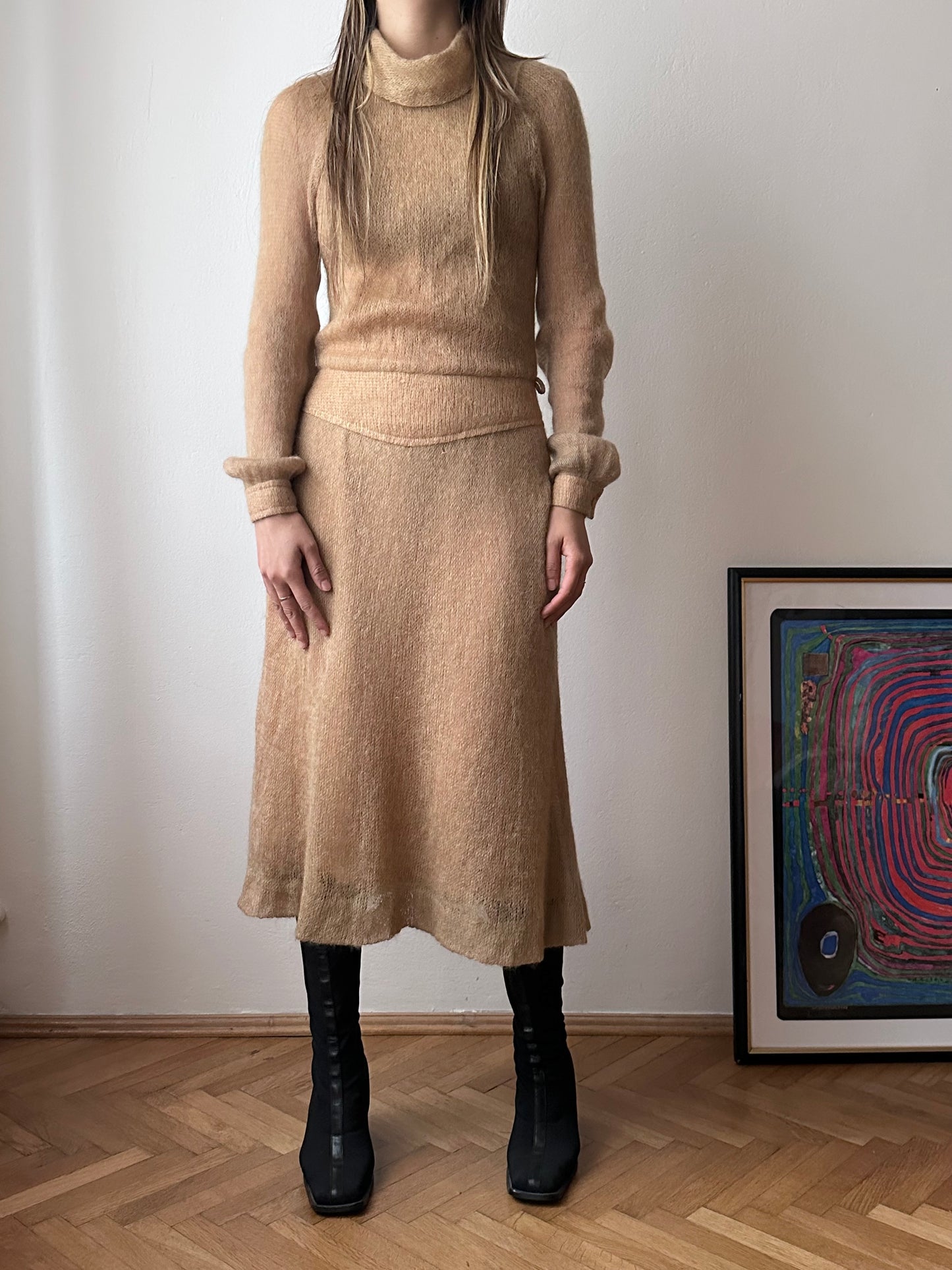 -early 70s West Germany mohair dress