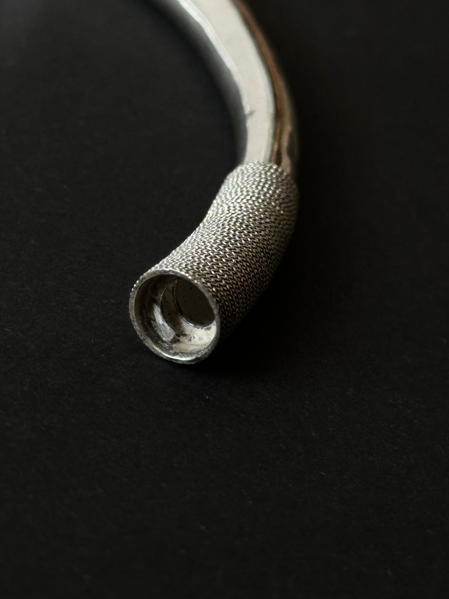 circa 1930s Chinese silver choker with Qing dynasty influence