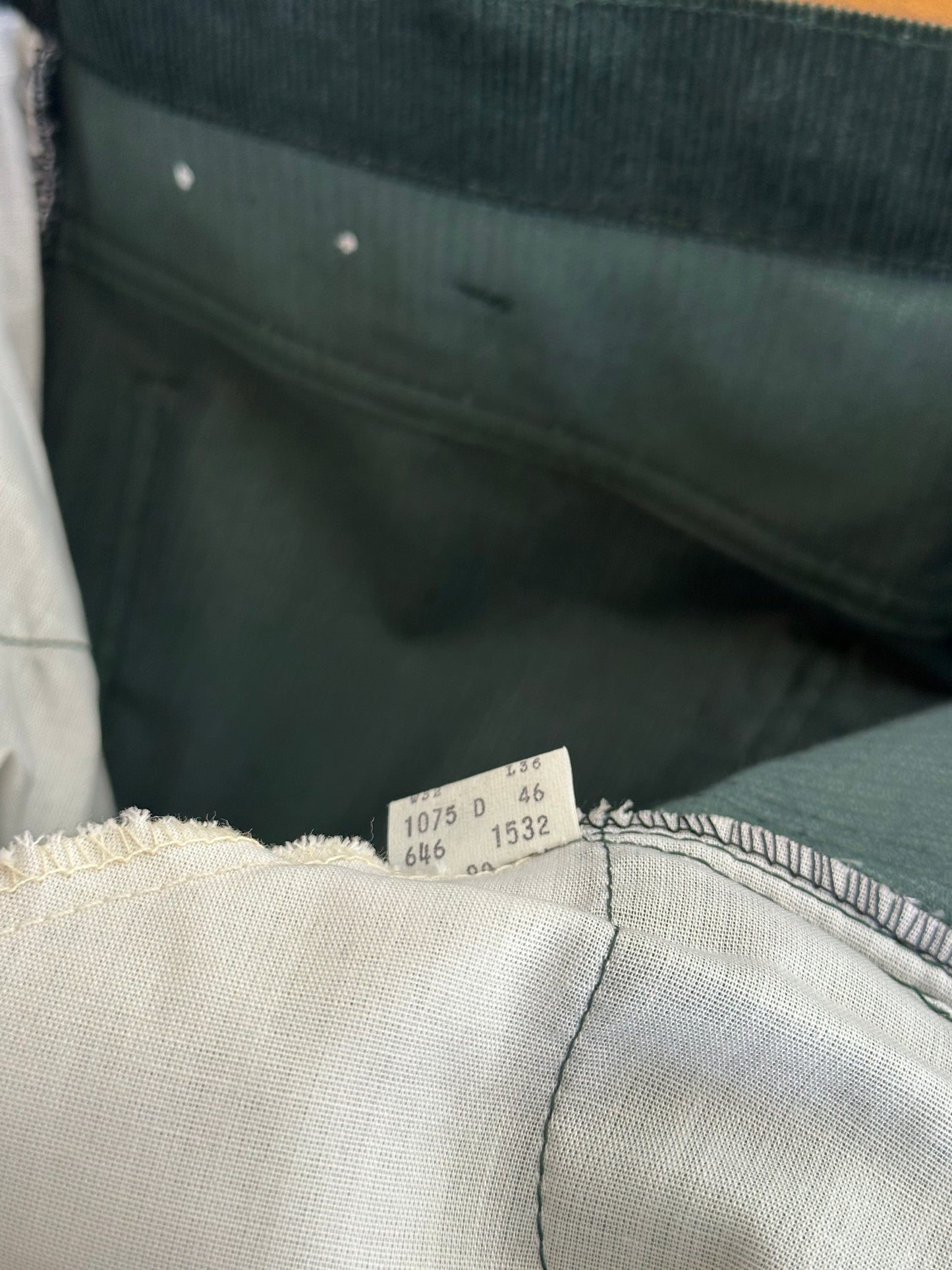 Levi's 646 dark green corduroy 70's 60's vintage リーバイス flare pants made in usa アメリカ製 アメリカ古着 ユーロ古着 ヨーロッパ古着