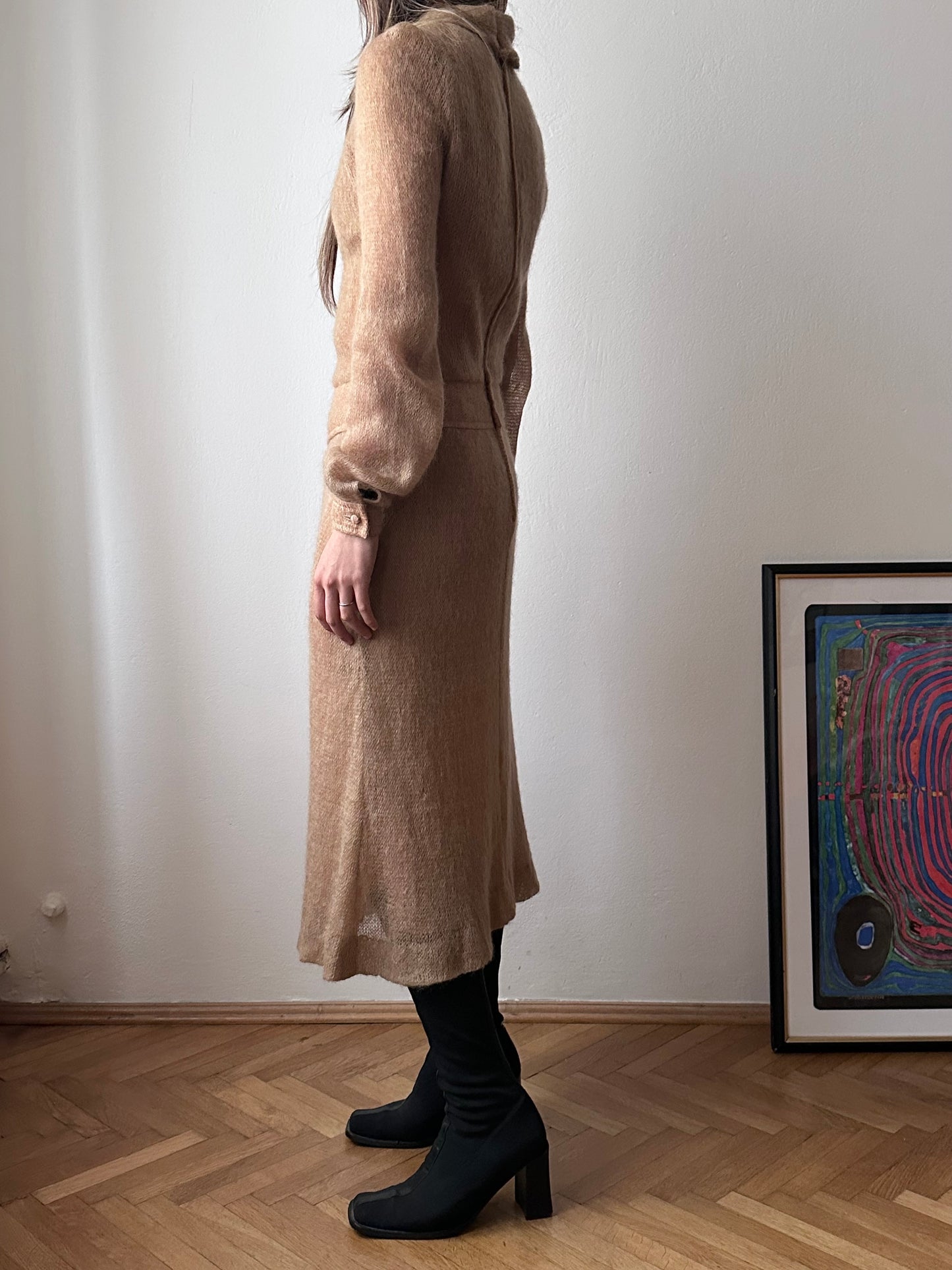 -early 70s West Germany mohair dress
