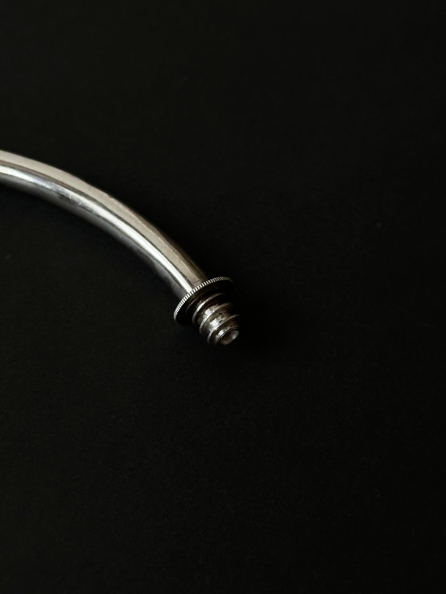 circa 1930s Chinese silver choker with Qing dynasty influence