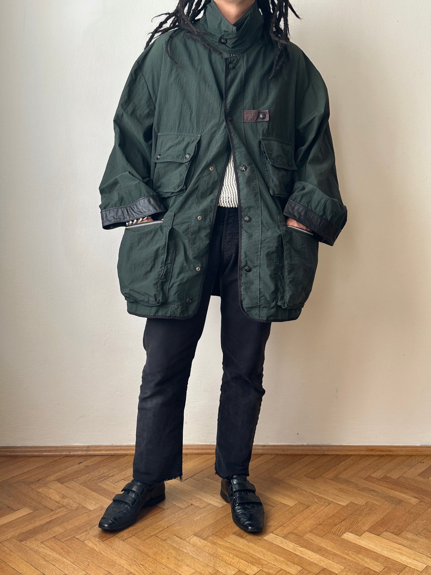 1980's Boneville Massimo osti Made in Italy CP Company ボネビル 80年代 Vintage ヴィンテージ マッシモオスティ Toto Praha Vintage clothing shop store 古着屋 プラハ Prague Nylon ナイロン 80年代 ユーロ古着 ヨーロッパ古着 古着卸 Rare レア 