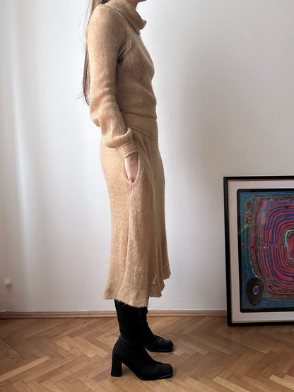 -early 70s West Germany mohair dress