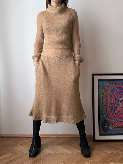 -early 70s West Germany mohair dress