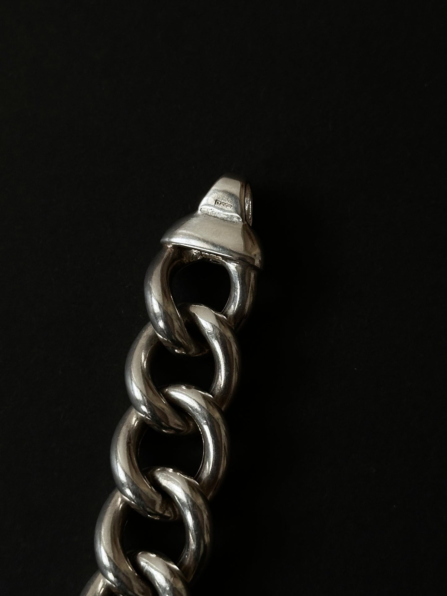 Italy heavy chubby curb chain necklace