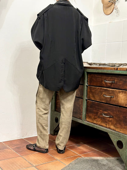 1980s bossini boxy jacket in black