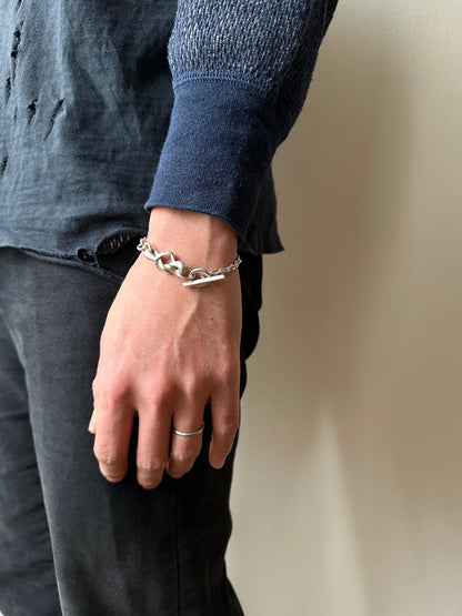 Sterling 925 multi chain bracelet