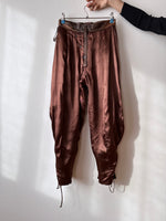 lace up leather trouser - W26