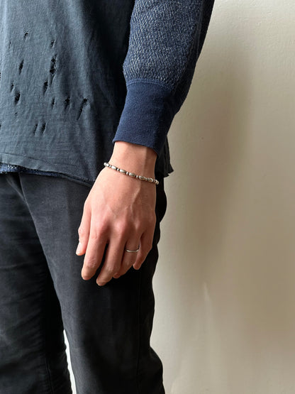 Sterling 925 oval pearl bracelet