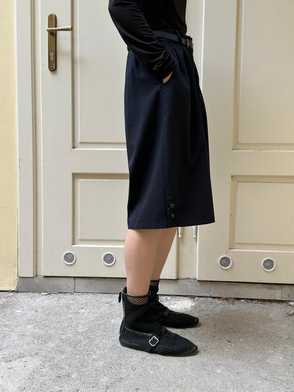 Dark navy wide shorts W31-33