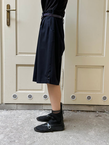 Dark navy wide shorts W31-33