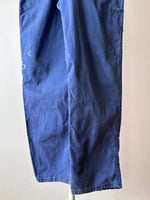 French Adolphe Lafont blue cotton twill overalls 50's 60's workwear vintage フレンチワーク ユーロ古着 ヨーロッパ古着