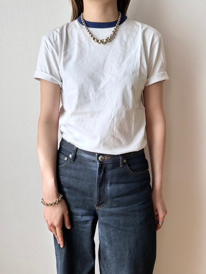 925 champagne gold plated rolo chain necklace German sterling silver vermeil ヴェルメイユ シルバー スターリングシルバー ゴールドプレート チェーンブレスレット ネックレス チェーン ヴィンテージ シルバー シルバージュエリー vintage silver jewelry