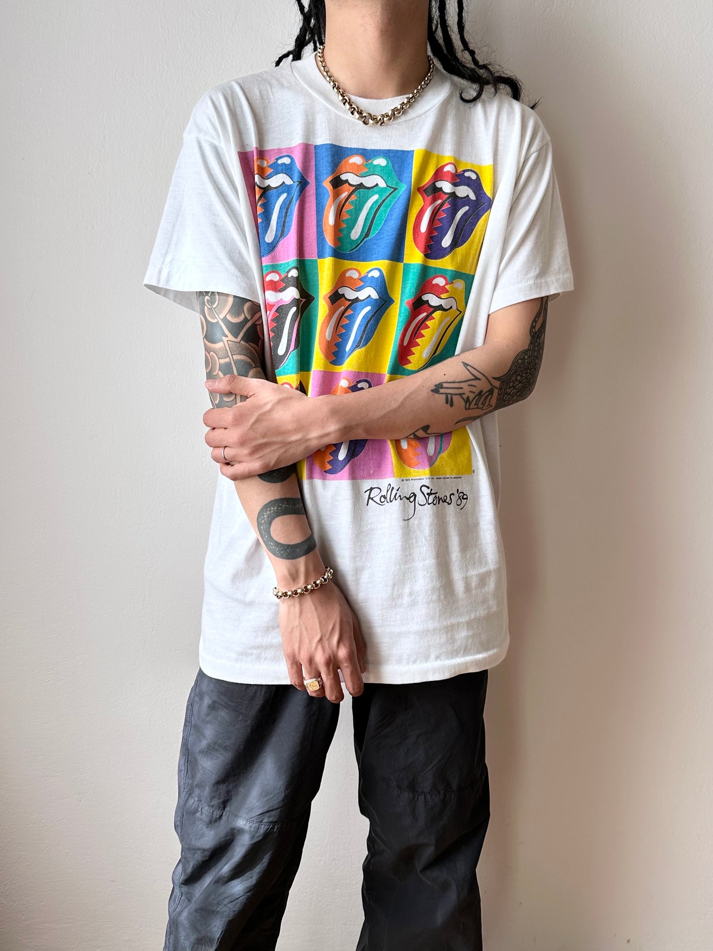 AUREA 925 champagne gold rolo crescendo necklace