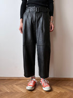 esprit lamb leather pants - W27