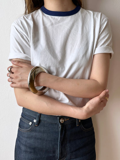 70s France space age metal bangle