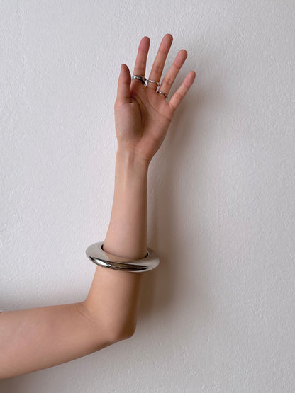 70s France space age metal bangle