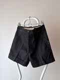 60s France black shorts, dead stock