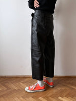 esprit lamb leather pants - W27