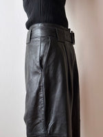 esprit lamb leather pants - W27