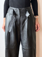 esprit lamb leather pants - W27