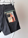 60s France black shorts, dead stock