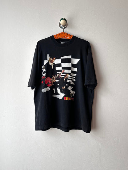 90's Roxette Band T shirt Tee Vintage Toto Praha Antique shop Vintage clothing store Showroom Prague プラハ 90年代 バンド Tシャツ Black 黒  ロンT ヴィンテージ ユーロ古着 古着卸 古着屋 