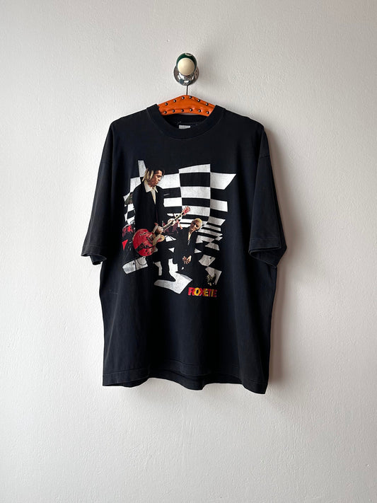 90's Roxette Band T shirt Tee Vintage Toto Praha Antique shop Vintage clothing store Showroom Prague プラハ 90年代 バンド Tシャツ Black 黒  ロンT ヴィンテージ ユーロ古着 古着卸 古着屋 