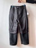 esprit lamb leather pants - W27