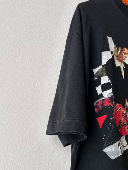 90's Roxette Band T shirt Tee Vintage Toto Praha Antique shop Vintage clothing store Showroom Prague プラハ 90年代 バンド Tシャツ Black 黒  ロンT ヴィンテージ ユーロ古着 古着卸 古着屋 