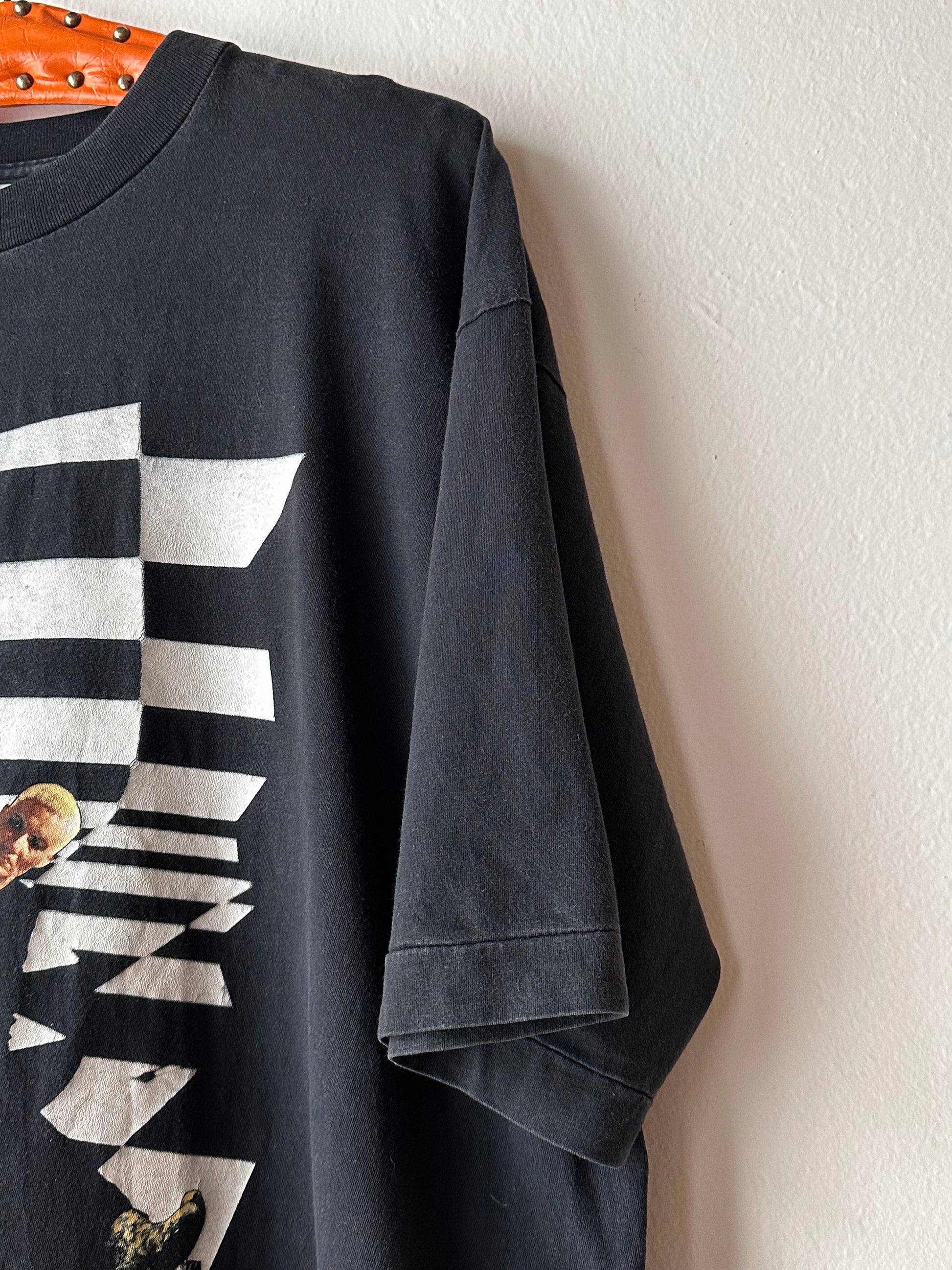  90's Roxette Band T shirt Tee Vintage Toto Praha Antique shop Vintage clothing store Showroom Prague プラハ 90年代 バンド Tシャツ Black 黒  ロンT ヴィンテージ ユーロ古着 古着卸 古着屋 