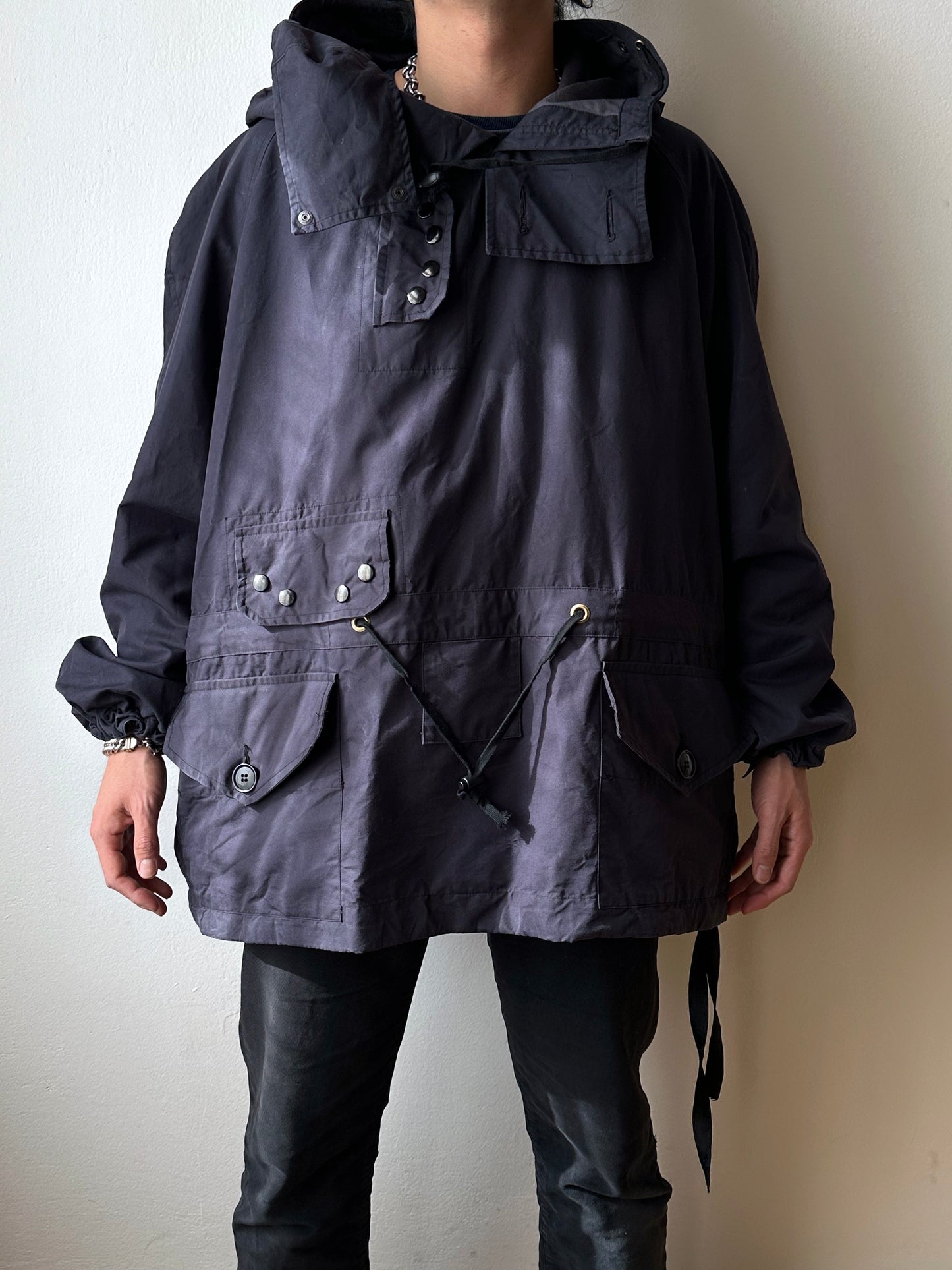 1980s RAF Ventile windproof deck smock size 2 80年代 ベンタイル スモック ロイヤルネイビー イギリス軍 UK Army Military ミリタリー Toto プラハ 古着屋 Vintage clothing shop Praha Prague イギリス古着 古着卸