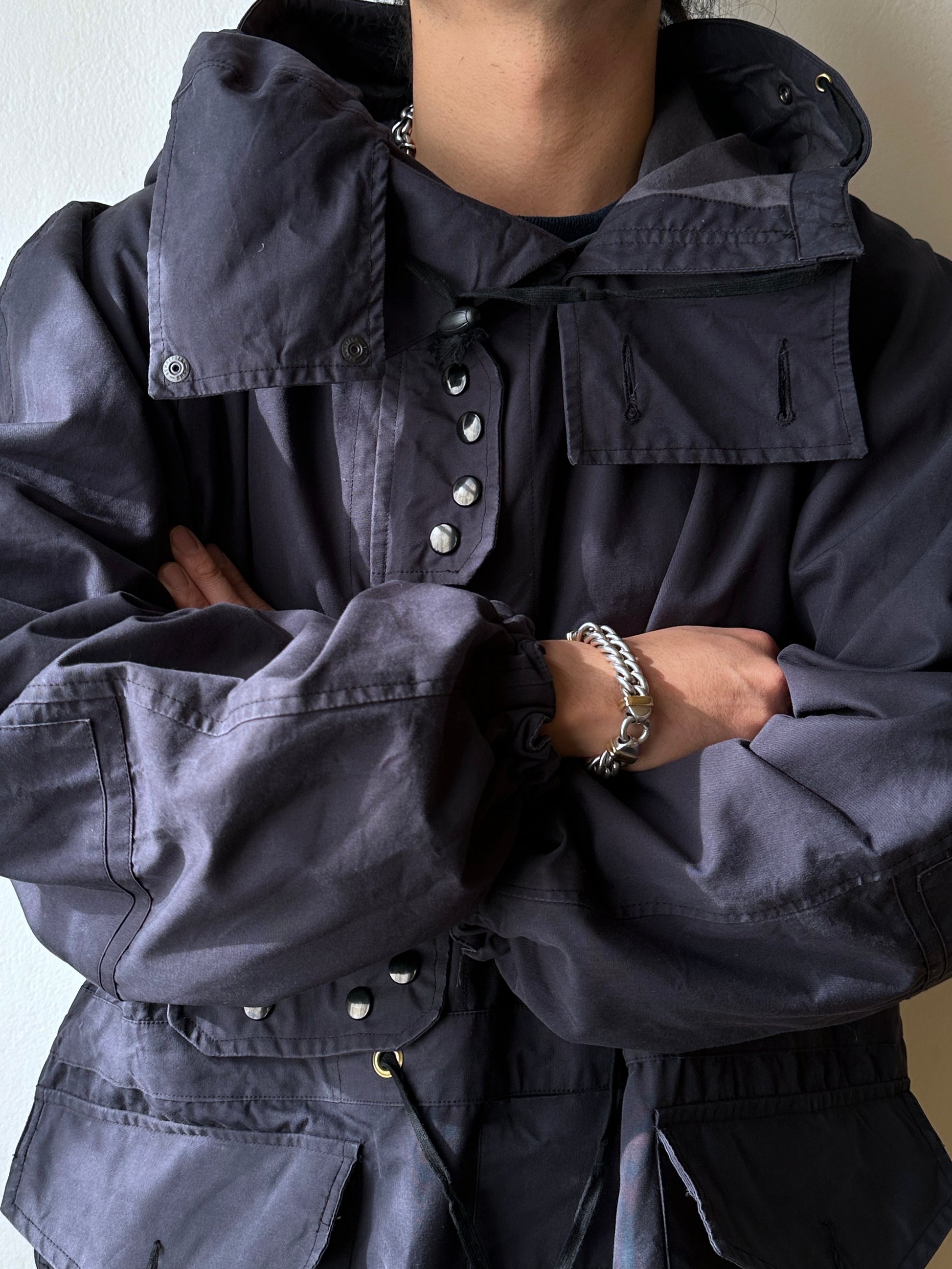 1980s RAF Ventile windproof deck smock size 2 80年代 ベンタイル スモック ロイヤルネイビー イギリス軍 UK Army Military ミリタリー Toto プラハ 古着屋 Vintage clothing shop Praha Prague イギリス古着 古着卸